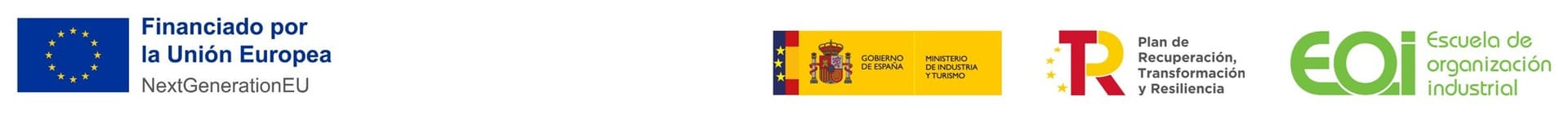 Financiado por la Unión Europea - Gobierno de España, Ministerio de Industria y Turismo - Plan de Recuperación, Transformación y Resiliencia - EOI Escuela de Organización Industrial