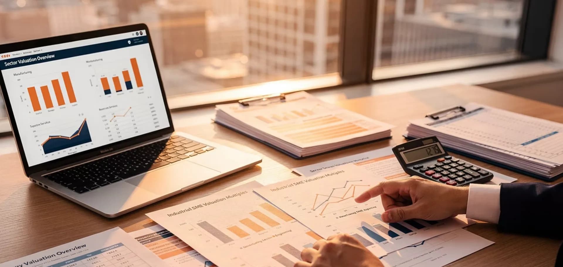 Múltiplos de valoración por sector: EV/EBITDA en pymes industriales
